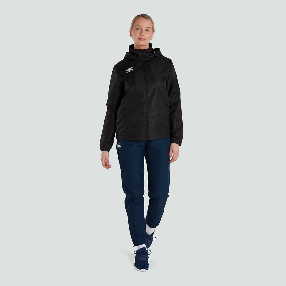 Womens Club Vaposhield Full Zip Rain Jacket Black