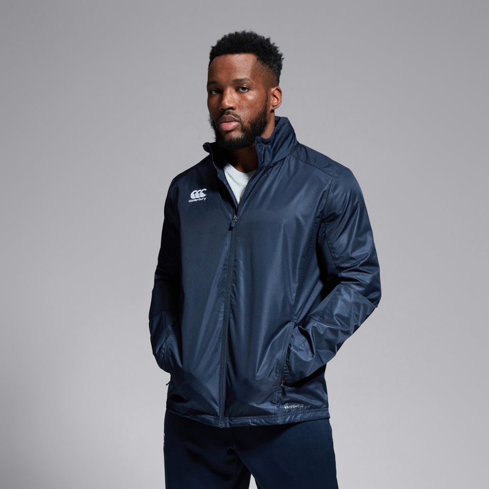 Mens Club Vaposhield Full Zip Rain Jacket Navy