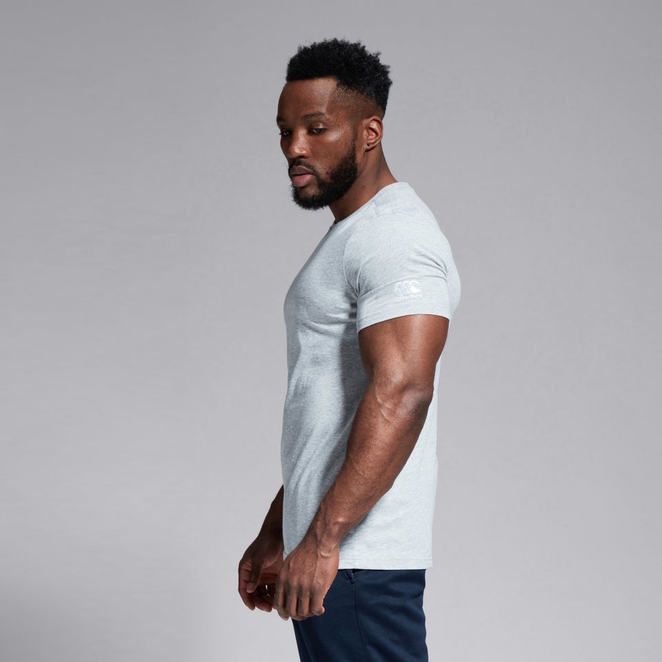 Mens Club Plain Tee Grey