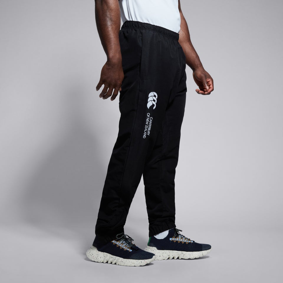 Mens Cuffed Stadium Pant Black