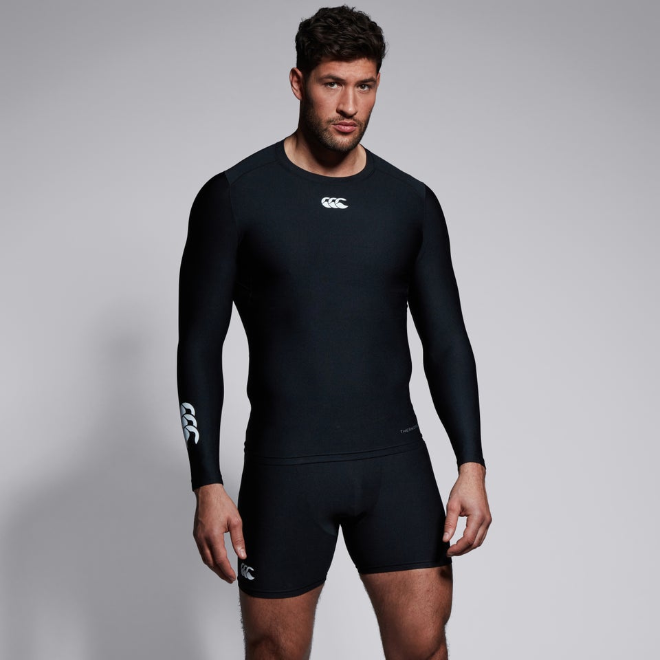 Mens Thermoreg Long Sleeved Top Black