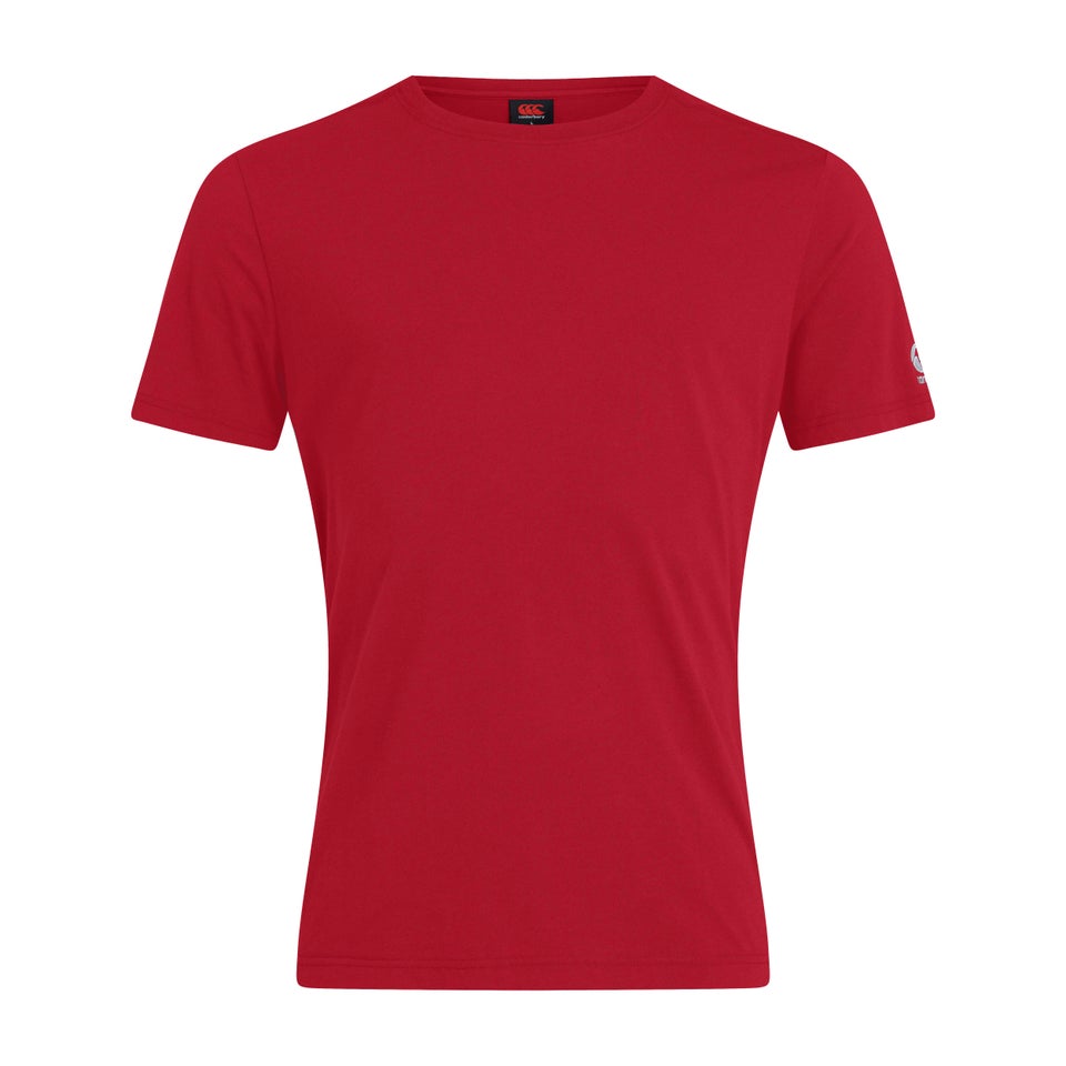 Womens Club Plain Tee Red