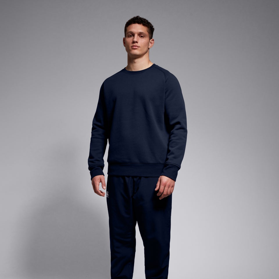 Men'S Club Crew Sweatshirt Navy