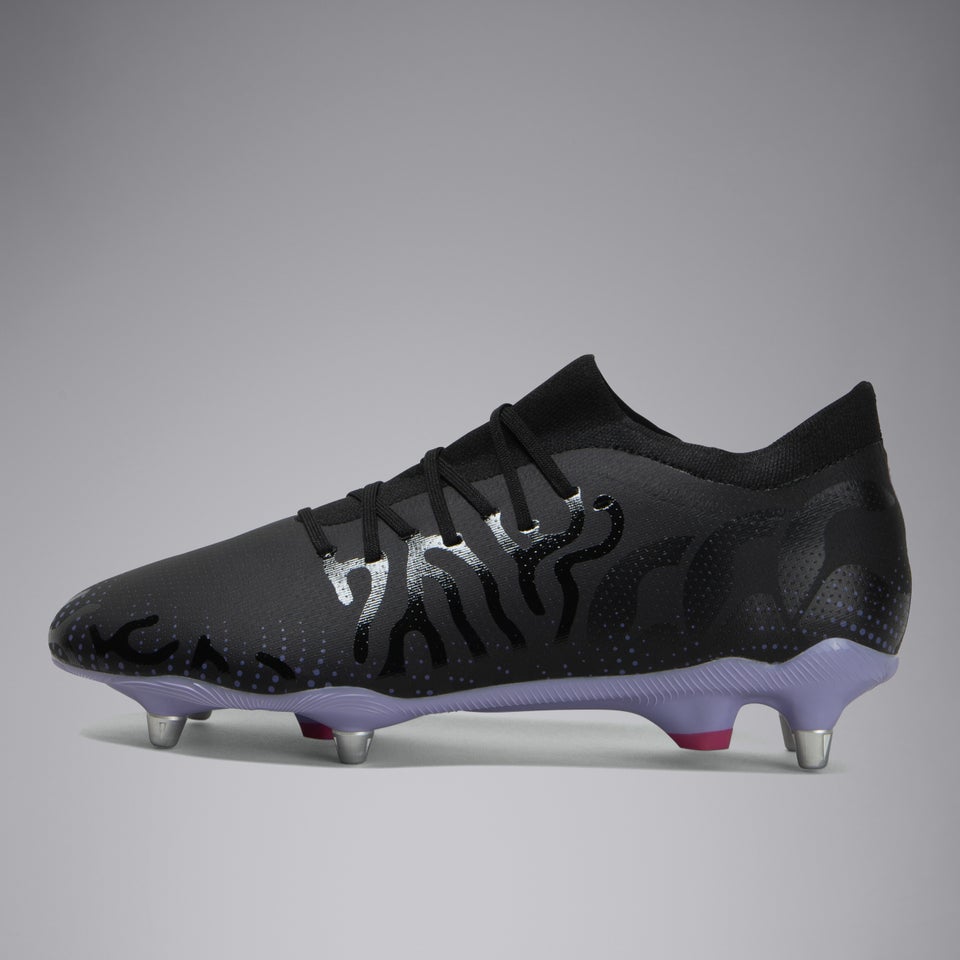 Adult Unisex Speed Infinite Pro Soft Ground Boots Black/Purple