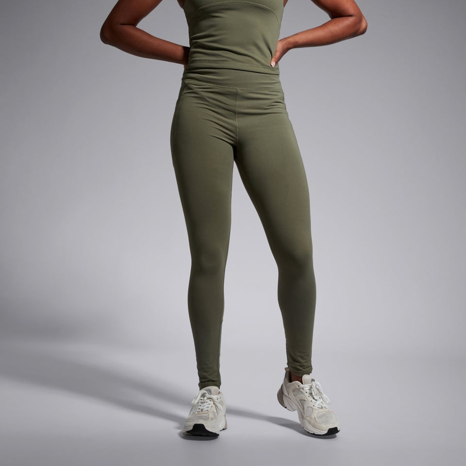 Womens Convex 25" Tight Pant Green