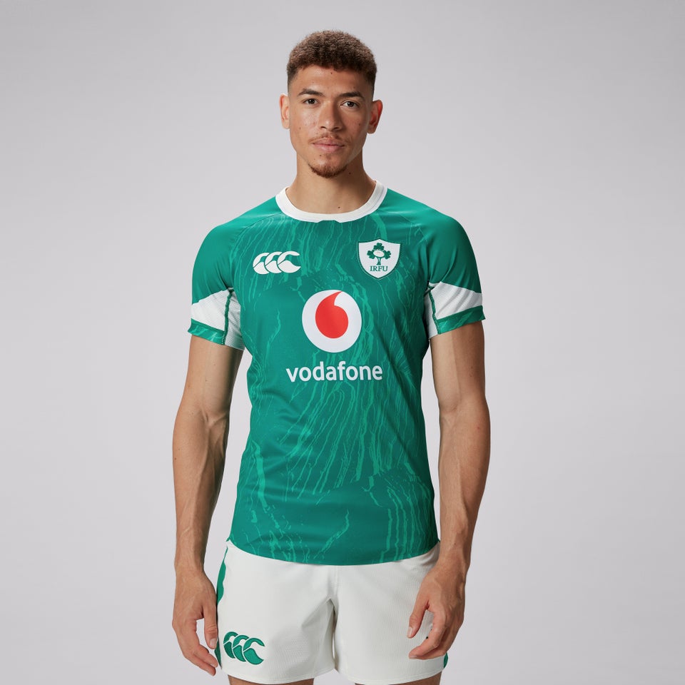 Mens Ireland Home Test Jersey Green/White