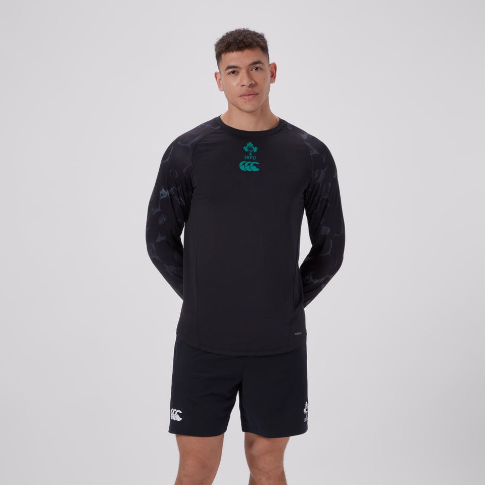 Mens Ireland Long Sleeved Super Light Training Tee Black