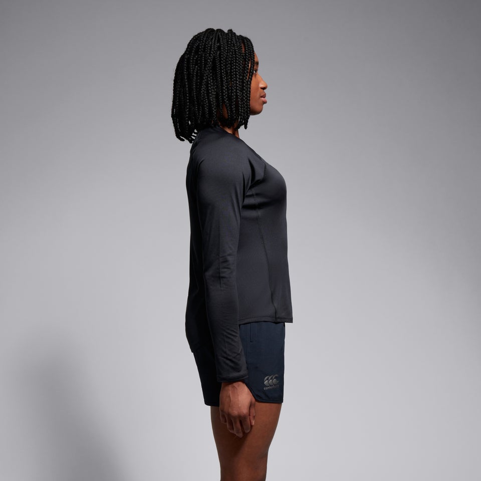 Womens Superlight Long Sleeve Tee Black