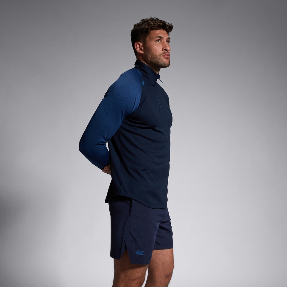 Men'S Elite First Layer Top Navy
