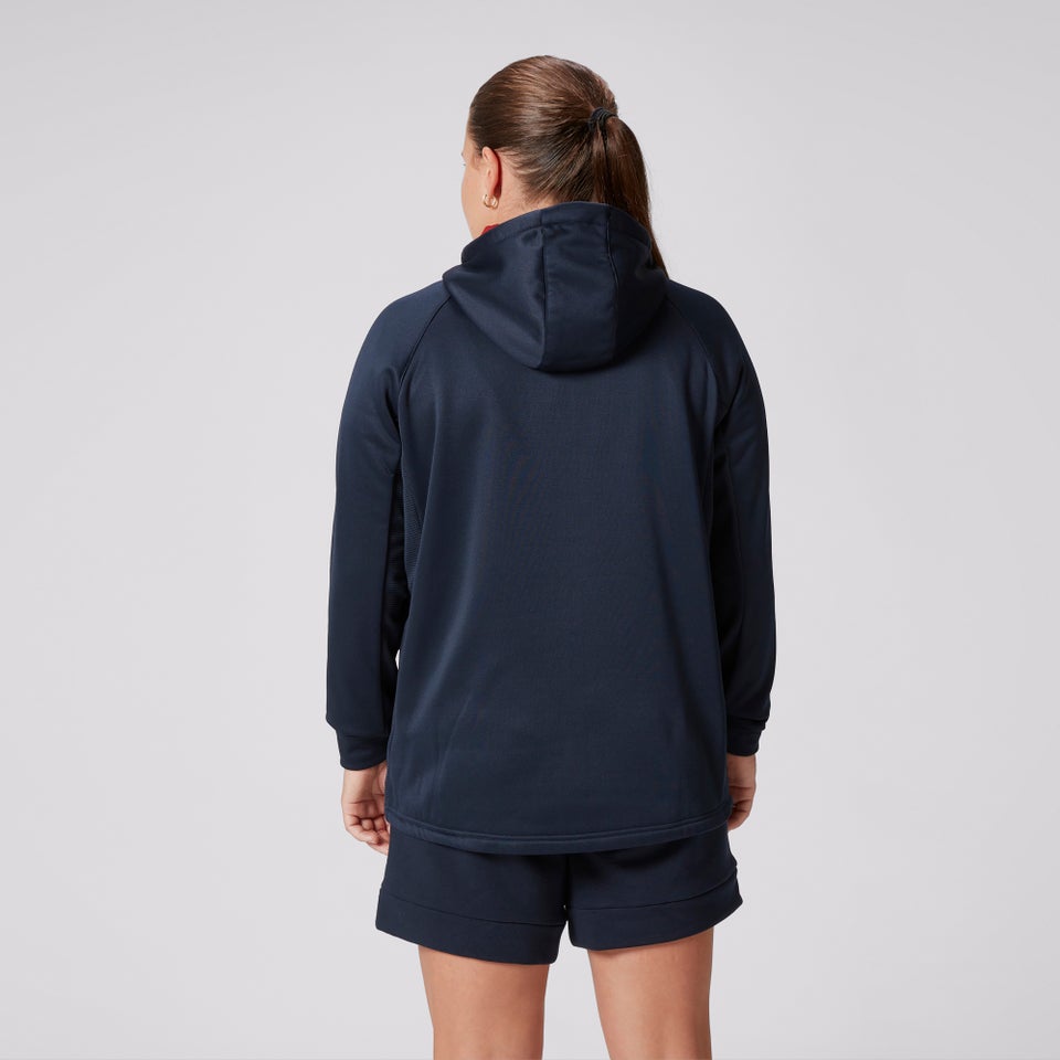 Womens British & Irish Lions 1/4 Zip Hoody Navy