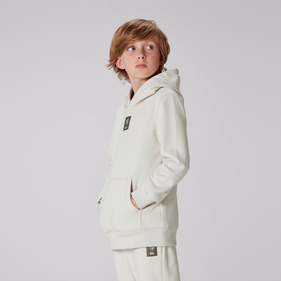 Junior Unisex British & Irish Lions Outback Fleece Hoody White