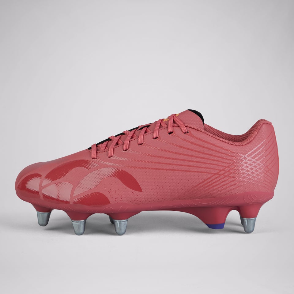 Adult Unisex Stampede Groundbreak Team Soft Ground Boots Purple/Orange