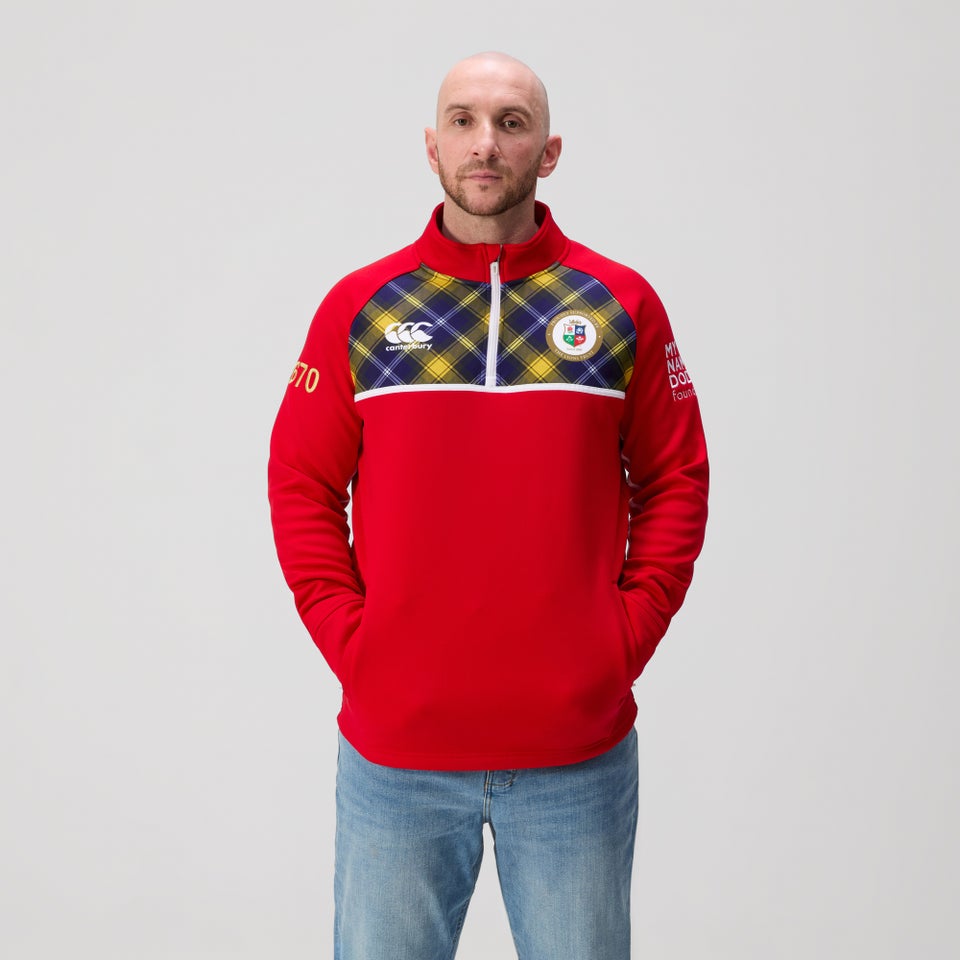 Adult Unisex My Name'5 Doddie Foundation X British & Irish Lions Charity 1/4 Fleece Midlayer