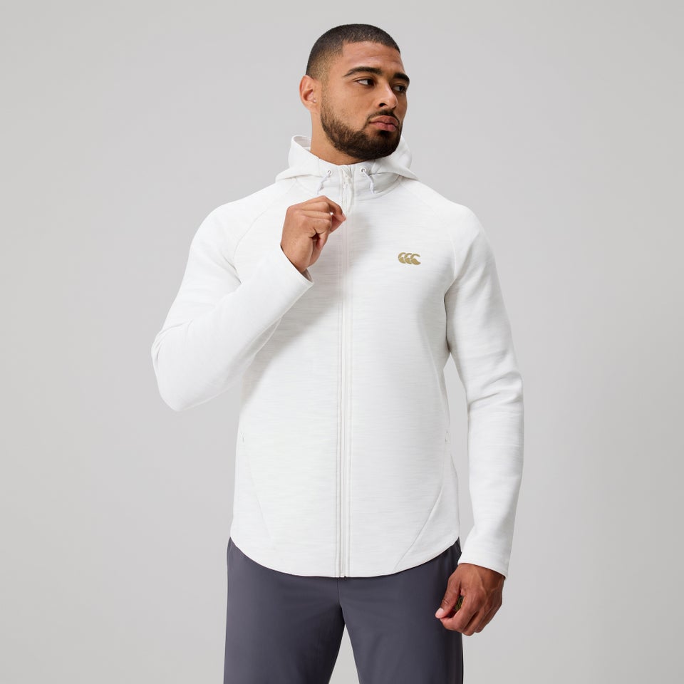 Mens Everest Full-Zip Hoodie White