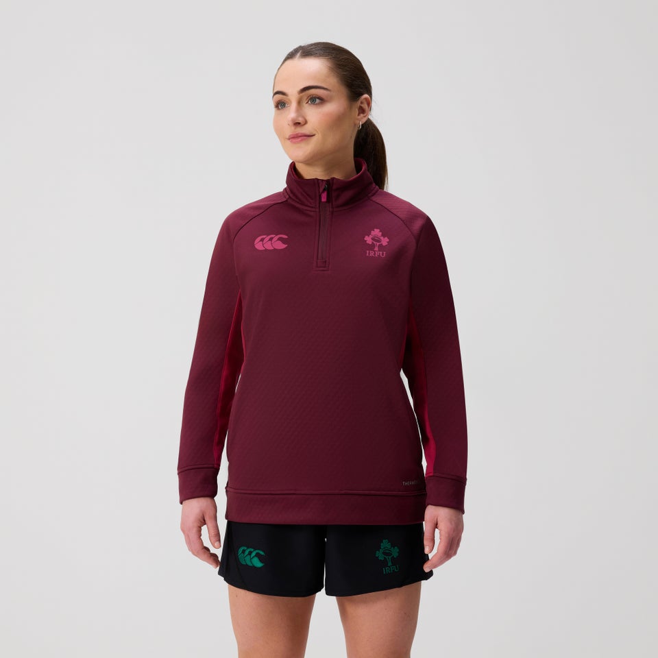 Womens Ireland 1/4 Zip Training Top Purple