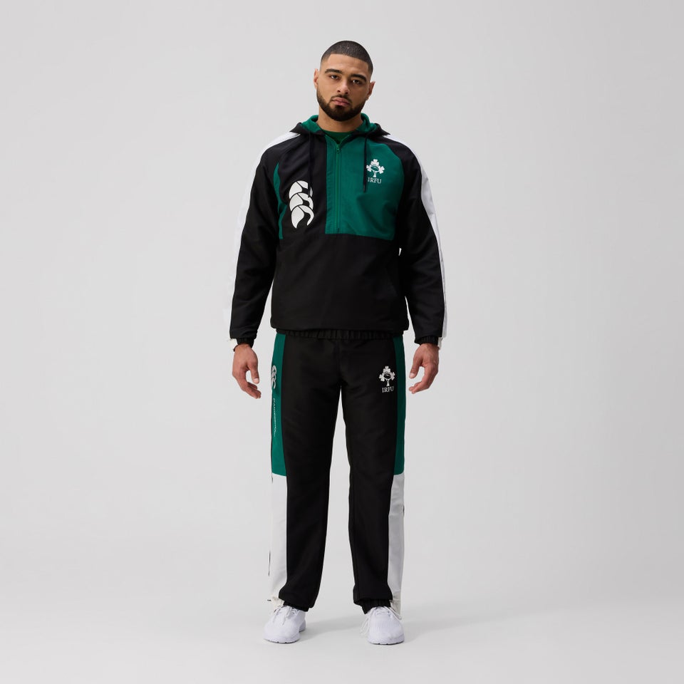 Mens Ireland Legends 1/4 Zip Jacket Black