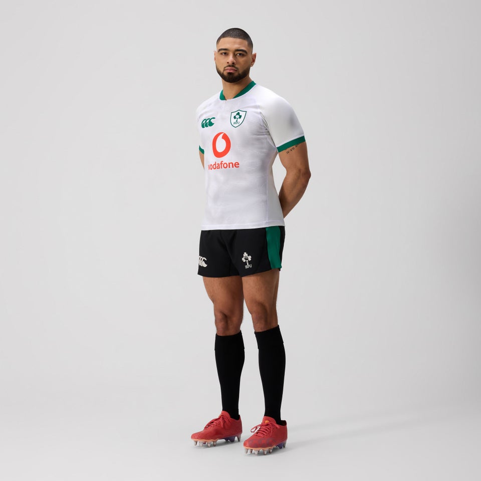 Mens Ireland Alternative Test Jersey White/Green