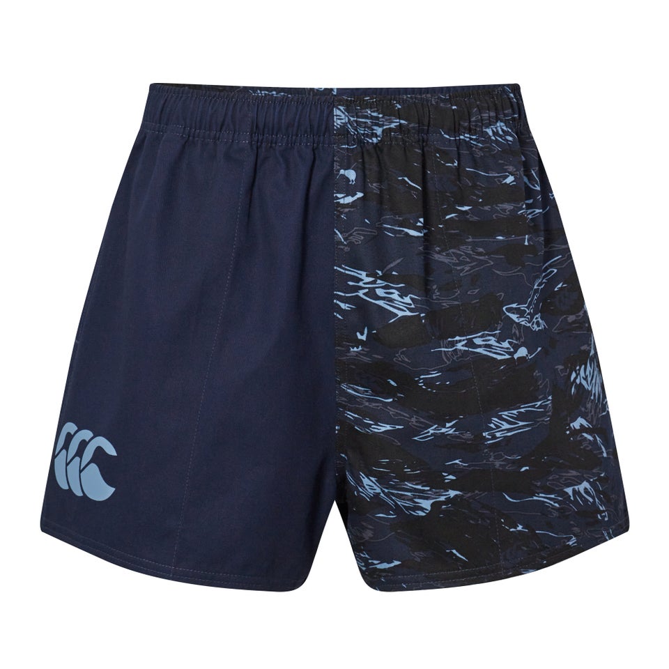 Mens Force Harlequin Drill Shorts Navy