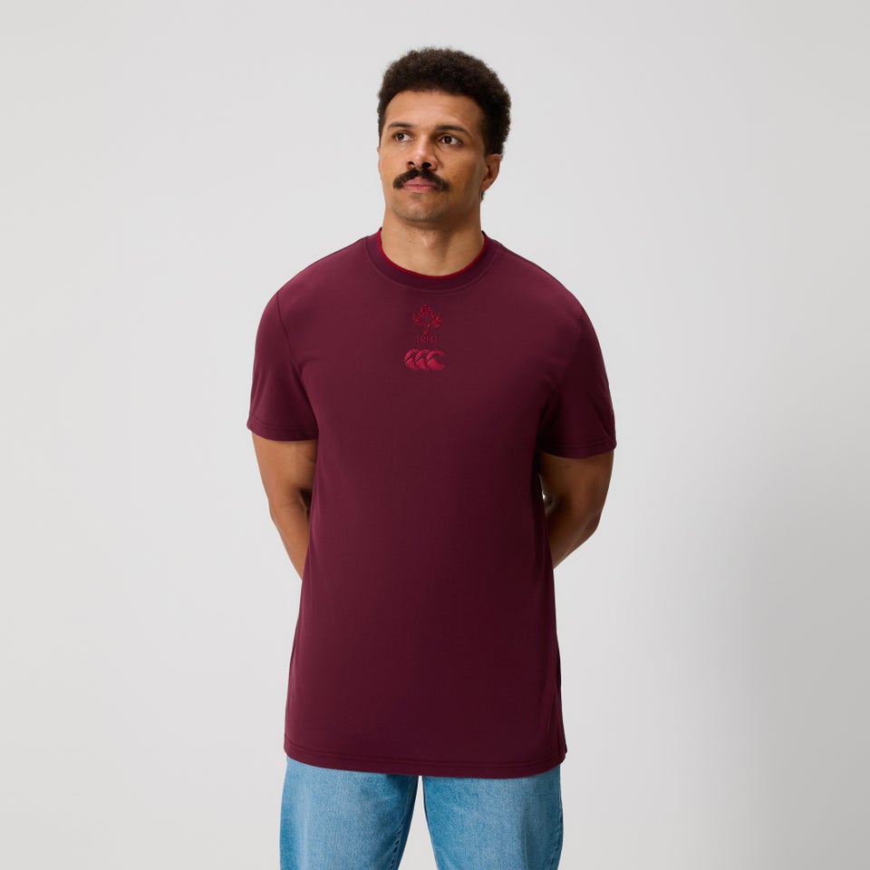 Mens Ireland Team Cotton Tee Purple