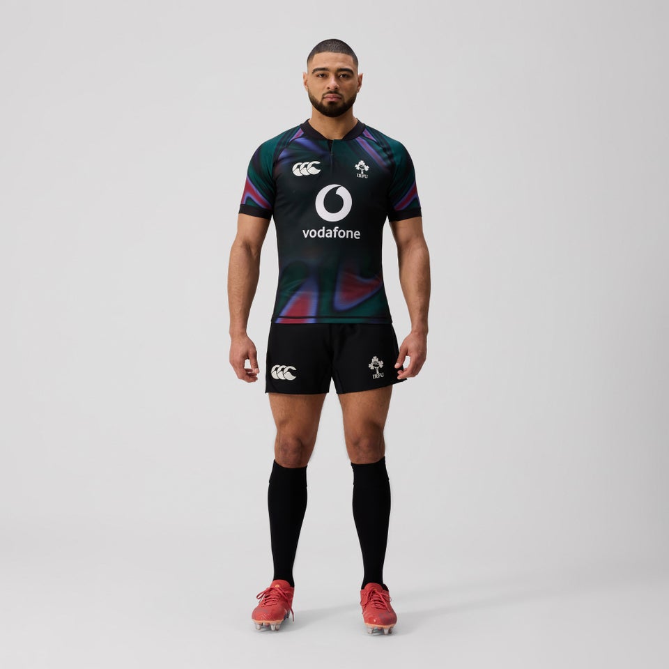 Mens Ireland Pre-Game Test Jersey Black
