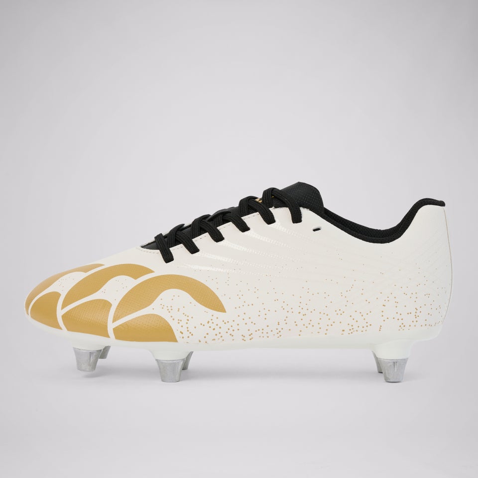 Junior Unisex Kids CCC Stampede Team Soft Ground Boot White