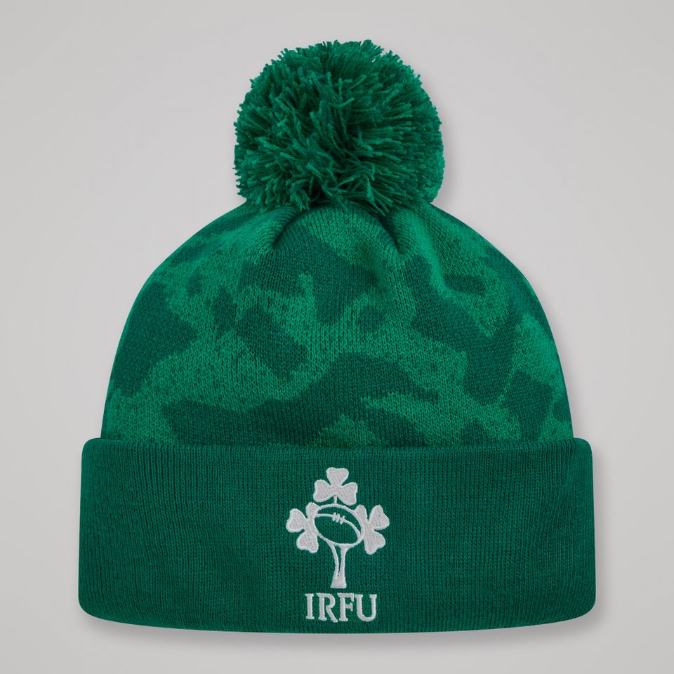 Adult Unisex Ireland Bobble Hat Green